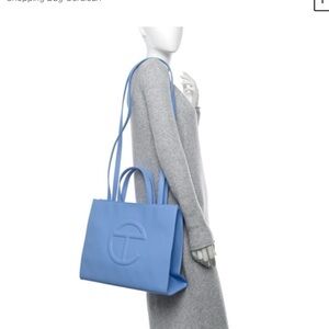 Telfar cerulean. Blue Tote Guc comes with dust cloth SIZ 15/11